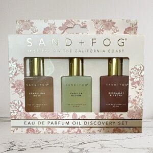 Sand + Fog Sparkling Rose, Vanilla Bloom & Bergamot & Peony Discovery Set